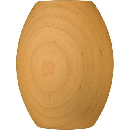 OSBORNE WOOD PRODUCTS 4 1/2 x 3 3/8 Egg Round Bun Foot in Soft Maple 4120M